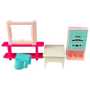 1995 Mattel Barbie So Much To Do Living Room Playset Incomplete